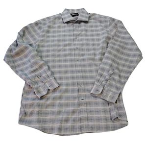 NEW Pronto Uomo Modern Fit Men's 2XLT Long Sleeve Button up Cotton